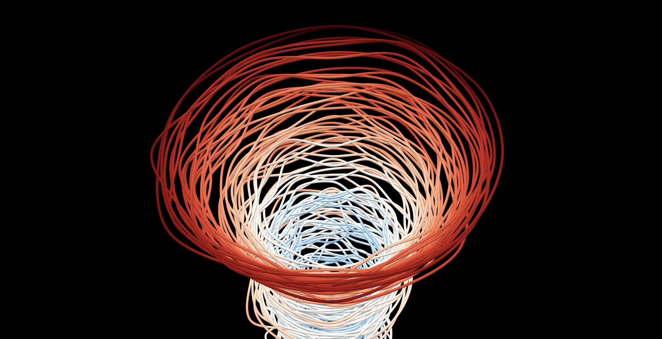 Preview image of the work "Climate Spiral: Three.js"
