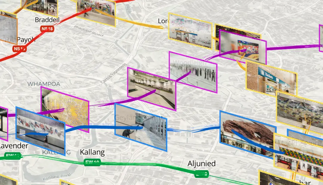 Art in Transit Singapore - Interactive MRT Public Art Map